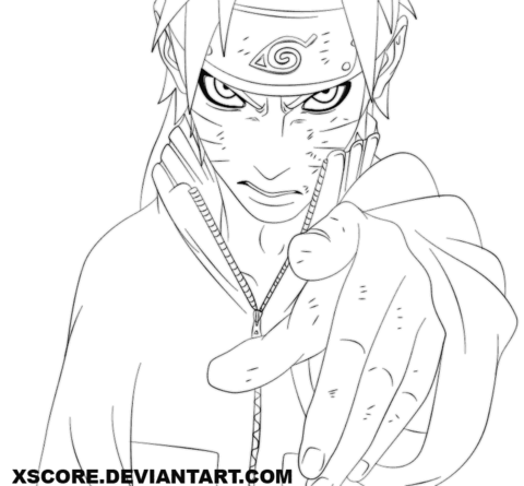 Naruto Uzumaki 652 Coloring Page